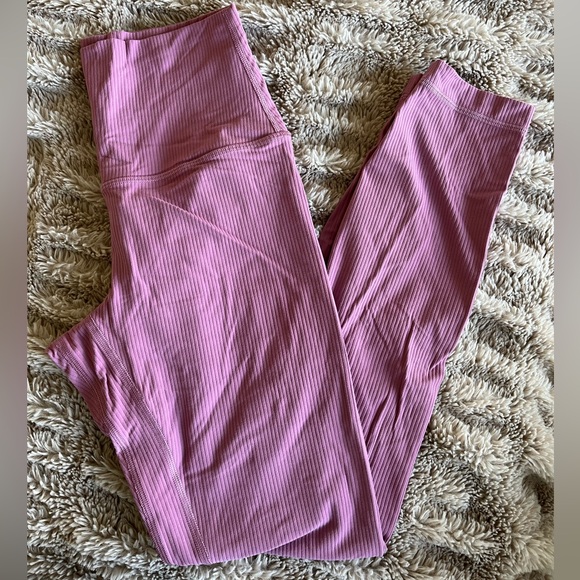 LULULEMON Align Ribbed High Rise Pant 25” - Picture 2 of 4